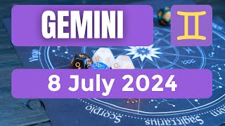 Gemini horoscope  Gemini Horoscope for Today 8 July 2024 [upl. by Cain86]