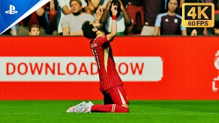 Liverpool Destroy Aston Villa at ANFIELD  PS5™ 4K60 [upl. by Akihsay]