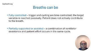 Mechanical Ventilation Adults and Children  General aspects [upl. by Myrna464]