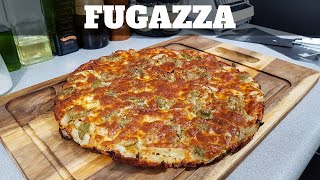 FUGAZZA al SARTÉN PIZZA ARGENTINA SIN LEVADURA Masa Delgada y Crujiente  William Priets [upl. by Hedges]