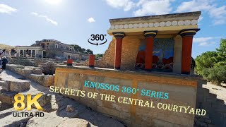 INSIDE the PALACE OF KNOSSOS in CRETE 360 8K walking tour [upl. by Hosbein]