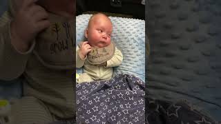 Twin is fed up with other twin crying 🤣 🎥 ViralHog [upl. by Nosecyrb]