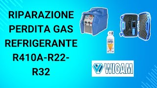 RIPARAZIONE PERDITA GAS REFRIGERANTE R410AR22R32 [upl. by Debbra]