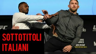 CONFERENZA JON JONES VS ALEXANDER GUSTAFSSON SOTTOTITOLATA [upl. by Neerhtak388]