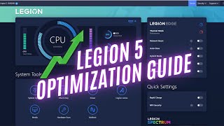 Legion 5 Optimization Guide for Best Performance [upl. by Eicyac]