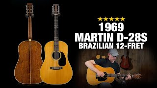 1969 Martin D28S Brazilian 12fret with Slotted Headstock [upl. by Ahsekat]