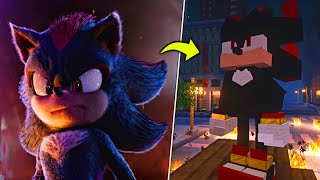 EL TRAILER de SONIC 3 LA PELICULA en MINECRAFT [upl. by Hourihan]