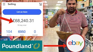 £1 INTO £5000  I tried Selling FROM Poundland To eBay for 3 month [upl. by Yrekaz]