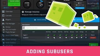 Nodecraft Basics  SubUsers [upl. by Enitnelav986]