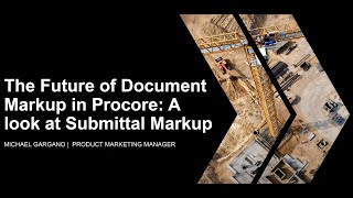 The Future of Document Markup in Procore A look at Submittal Markup [upl. by Noslen887]