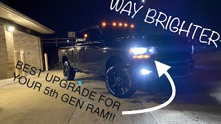 20192021 Dodge Ram 25003500 LED Install [upl. by Atteuqal]