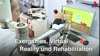 Exergames Virtual Reality und Rehabilitation auf der MEDICA 2018 [upl. by Neleh]