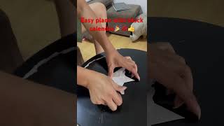 Easy paper plane with block calendar plane diy diycrafts handmade emuladorfreefire lifehacks [upl. by Ilbert]