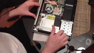 Replacing the hard drive in Asus N550JVDB71 laptop with a SSD [upl. by Ativoj827]