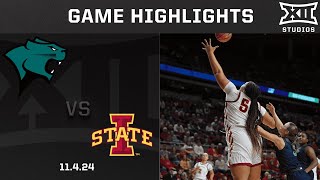 Chicago State vs Iowa State Game Highlights  202425 Big 12 Womens Basketball [upl. by Nho]