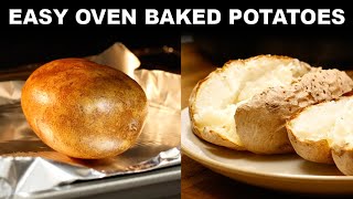 How To Cook Oven Baked Potatoes [upl. by Keverne]