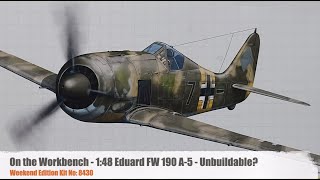 Eduard Fw190A Review  is it Unbuildable [upl. by Newmann]