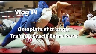 Vlog 14  Triangle et omoplata  Training Gracie Barra Paris [upl. by Toddy952]