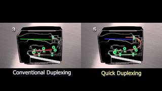 Panasonic Quick duplexing vs Conventional duplexing [upl. by Cirded387]