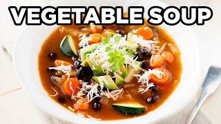 Vegetable Soup with Zucchini and Black Beans [upl. by Tedmann]