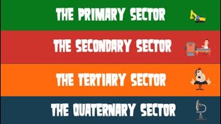 The Economic sectors  the sectors of the economy [upl. by Abehsile514]