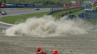 FIA GT  Audi R8 LMS Ultra  Crash  Zandvoort [upl. by Halehs700]