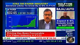 Mr Srikumar Krishnamurthy from ICRA shares his view on Paper Industry Outlook on CNBC TV18 [upl. by Zita]