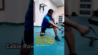 Why Cable row exercise gymworkout bodybuilding gym muscle [upl. by Laden]