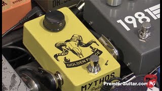 SNAMM 17  Mythos Pedals Erlking Overdrive Golden Fleece Mjolnir and Daedalus Demos [upl. by Etnasa]