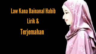 LAW KANA BAINANAL HABIB  LIRIK amp TERJEMAHAN [upl. by Teodor653]