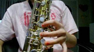 Saints Go Marching In Alto Saxophone w Notes [upl. by Atiuqan463]