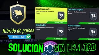 HIBRIDO de PAISES SOLUCION  BARATA Y SIN LEALTAD  FIFA 22 [upl. by Baker153]