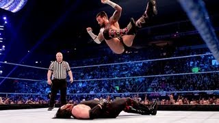 CM Punk vs Kane SmackDown May 18 2012 [upl. by Zzabahs24]