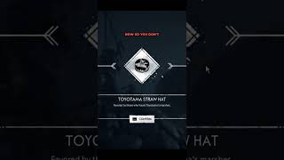 How to get Toyotama Straw Hat in Ghost of Tsushima  Best Hat in Ghost of Tsushima [upl. by Christy539]