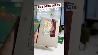 A5 1 Date Diary  Code 13 [upl. by Irving]