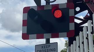 Oakham station level crossing 26072024 [upl. by Lauraine]