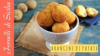 ARANCINE DI PATATE Arancine of potatoes [upl. by Annaiuq835]