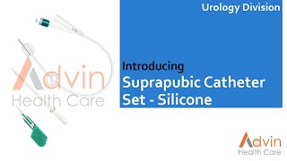 ADVIN Suprapubic Catheter Set Bladder Drainage Set  Silicone [upl. by Shanon709]