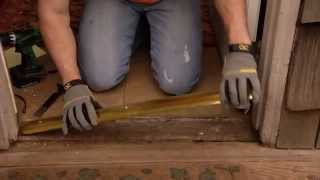 How to Install an Aluminum Door Threshold with a Vinyl Seal [upl. by Corbett]