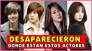 5 ACTORES COREANOS que DESAPARECIERON de los DRAMAS [upl. by Aurelia282]