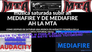 Como Saturar Musica Y Ponerla En La MTASAM Video Tutorial Facil [upl. by Ssyla]