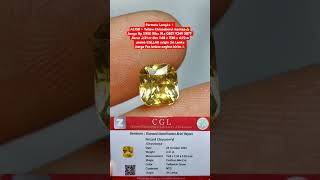 Permata Langka💥AL158💥Yellow Chrysoberyl mantap👍harga Rp 2950 Ribu Wa 0857 9249 3877 Berat 231 [upl. by Merce]