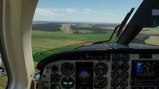 XPlane 12  Pouso SBGP Gavião Peixoto  Piper Cheyenne II [upl. by Montgomery]