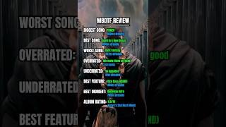 MBDTF Review mbdtf kanyewest kanye albumranking MUSIC hiphop rap ranking songranking [upl. by Nylitak]