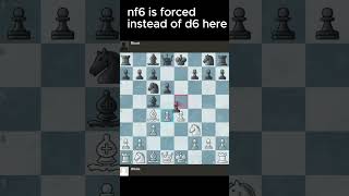 Italian Belloni Trap chess quickchess chessopening chessstrategyforbeginners [upl. by Octavla]