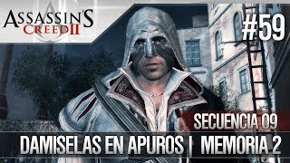 Assassins Creed 2  Walkthrough Español  Secuencia de ADN 9  Damiselas en apuros 2 [upl. by Ludlow]