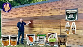 Testing Outdoor Wood Finishes On Hardwood Cladding Part 1 of 2 The Setup [upl. by Manville]