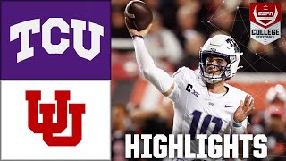 TCU Horned Frogs vs Utah Utes  Full Game Highlights  ESPN College Football [upl. by Shih904]