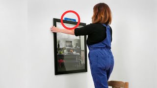 How to Hang a Picture WITHOUT Nails [upl. by Cychosz]