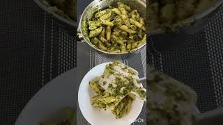 Pesto pasta recipe full video available in channeldo checkout😃 [upl. by Garfield]